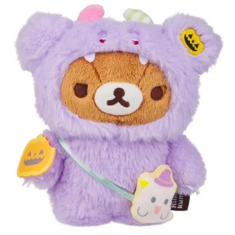 San-X Rilakkuma Monster Halloween Series Hungry Monster Purple Plush
